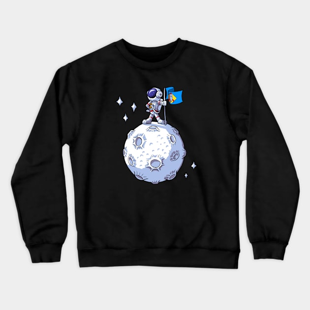 Hello, Spaceboy Crewneck Sweatshirt by AfrAsian-Mafia